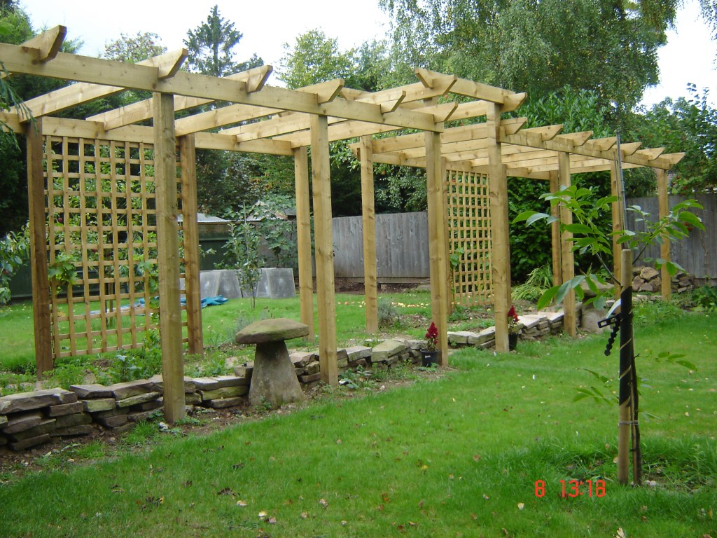 Wood Pergola Hand made Stratford Upon Avon