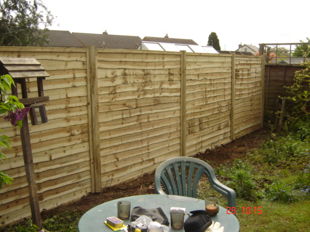 6ft wooden pressure treated panels in Harbury