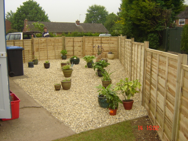 front garden 4 foot wooden panels pressure treated